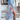 Blue 2-Piece Set: Back Bow Top with Tulle Skirt