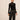 Stacking Neck Sheer-Detail Velvet Blouse