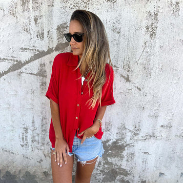 Ava Relaxed Fit Linen Shirt